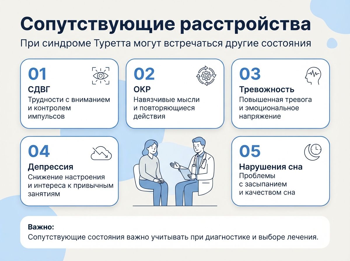 Лечение синдрома Туретта в Курске инфографика